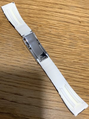 Image of ROLEX top quality silicon rubber gents watch strap bracelet band,new,,,20mm daytona,oyster,,