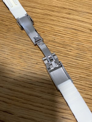 Image of ROLEX top quality silicon rubber gents watch strap bracelet band,new,,,20mm daytona,oyster,,