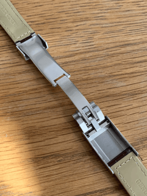 Image of ROLEX top quality 20mm genuine  leather gents watch strap bracelet band 2/tone new,daytona,oyster