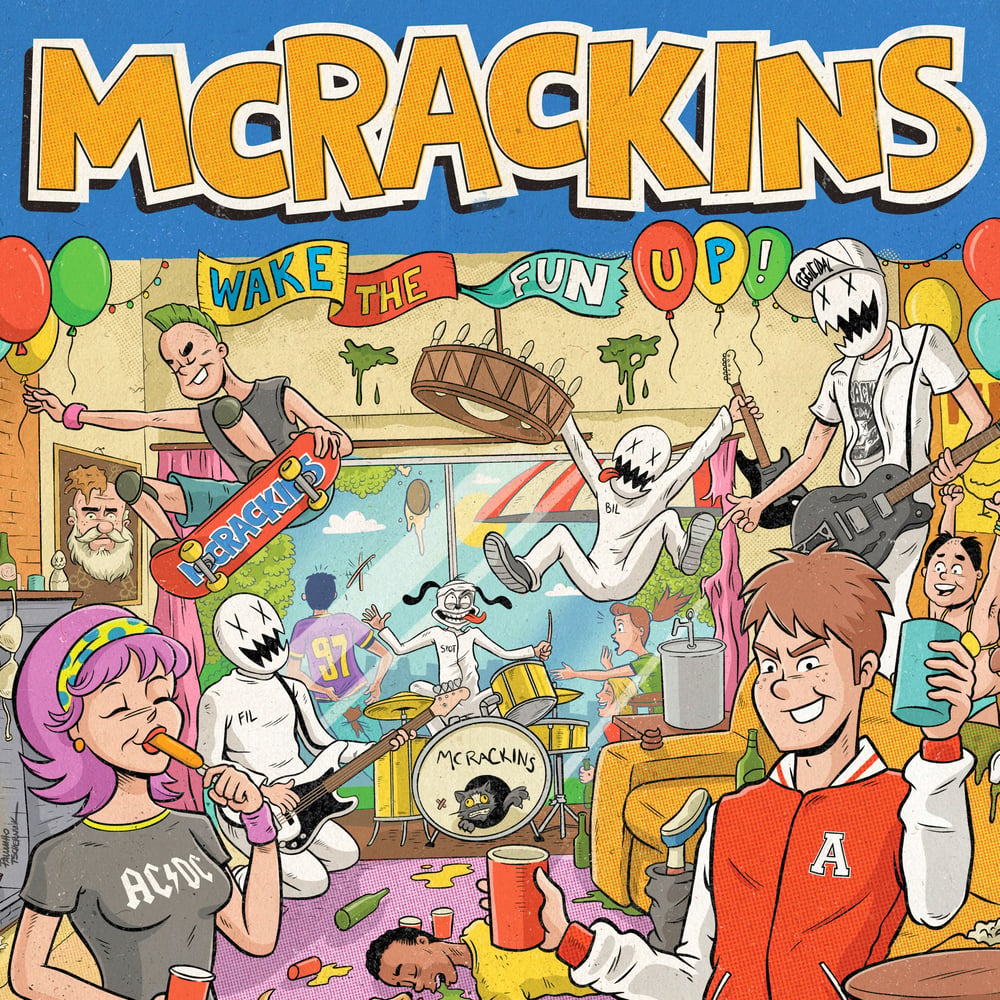 Mcrackins - Wake The Fun Up Lp/Shirt Bundle - Creamsicle Variant