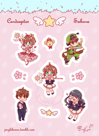 Image 1 of Sakura Sticker Sheet