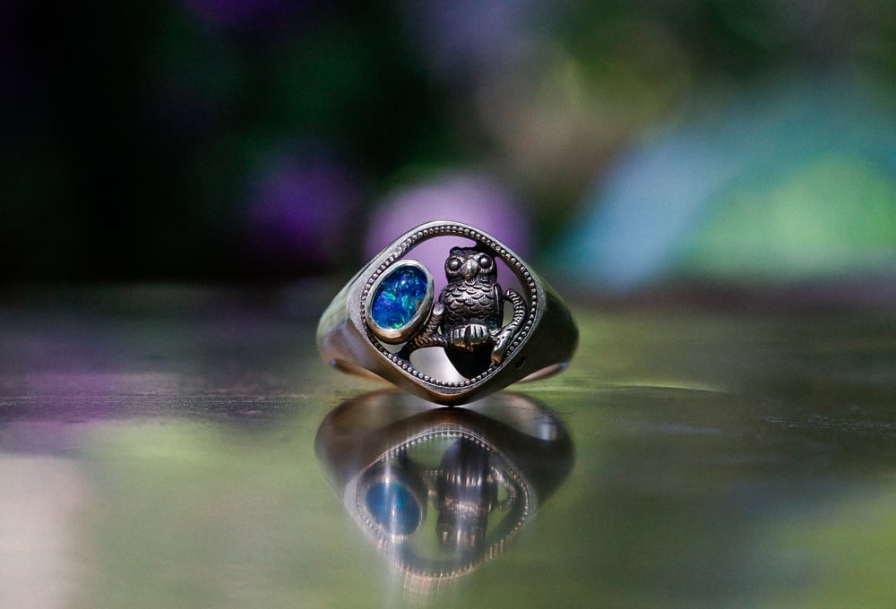Image of Opal Owl Ring