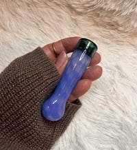 Image 2 of Blue Slime Glass One Hitter Pipe  