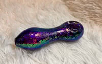 Image 2 of Moon River Glitter Glass Pipe