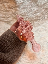 Image 5 of  Thick Pink Glass Smoking Bowl  