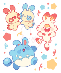 Image 1 of Silly Buns Sticker Sheet