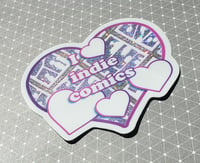 Image 1 of I <3 Indie Comics Holographic Sticker