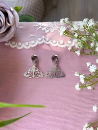 Image 1 of Simple Moth Dangles (Silver)