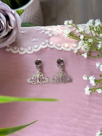 Image 2 of Simple Moth Dangles (Silver)