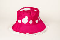 Image 1 of Bucket Mushroom Hat With Trim AVAILABLE IN 9 COLORS
