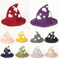 Image 3 of Magic Mushroom Hat with Light Up Trim AVAILABLE IN 10 COLORS