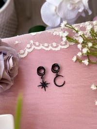 Image 2 of Moon & Stars (Black)