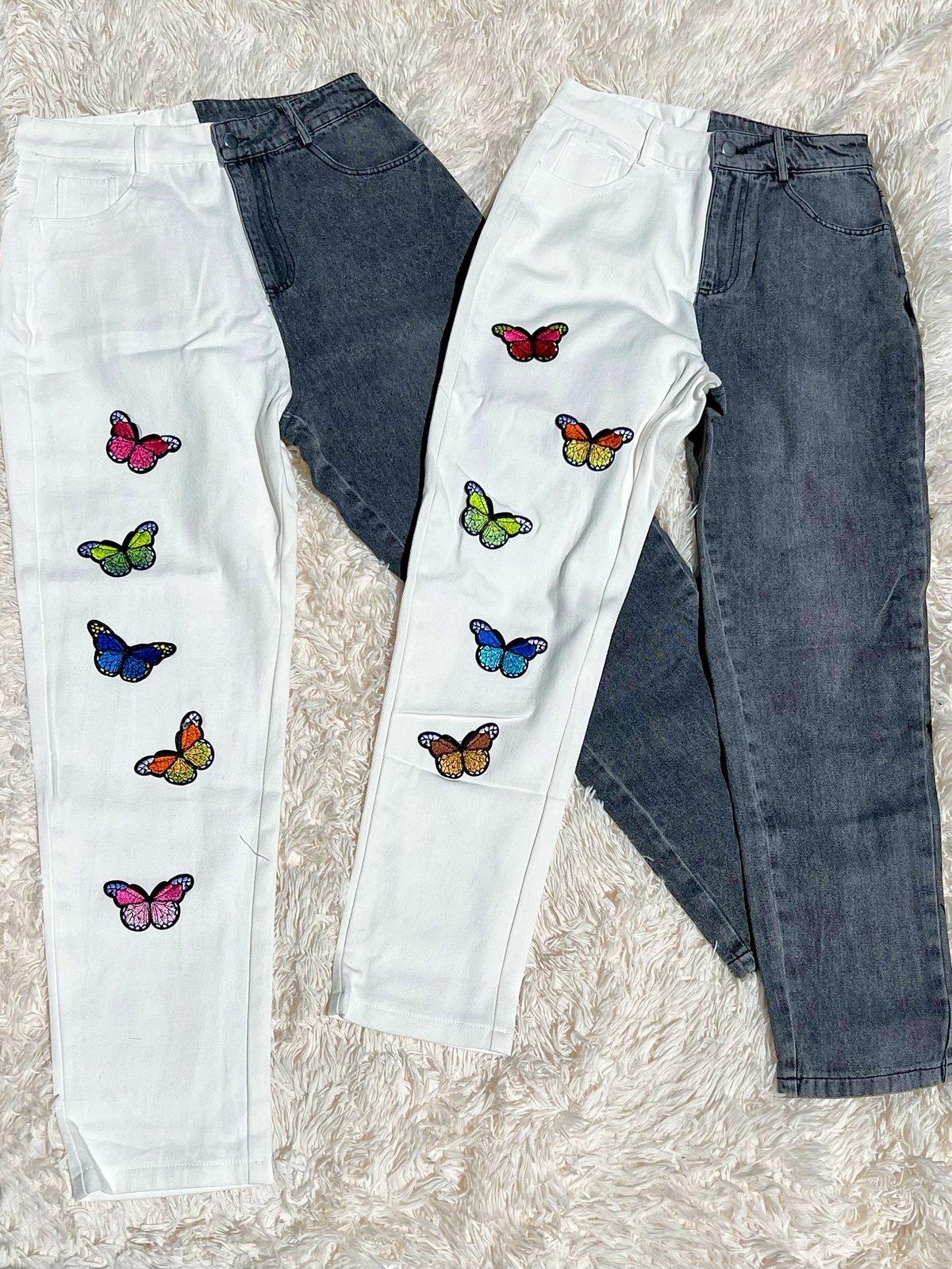 Image of Butterfly Patch Jeans