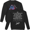 Ghost Rider Embroidered/Printed Organic French Terry Sweatshirt