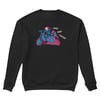 *NO BACK PRINT* Ghost Rider Embroidered Organic French Terry Sweatshirt