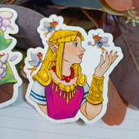 Image 2 of Link & Zelda - Sticker Set of 2