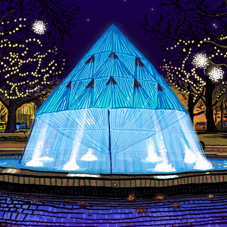The Canberra Times Fountain Digital Print Image 3