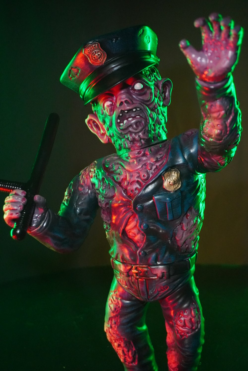 Custom Painted Violence Toy Mutant Cop 