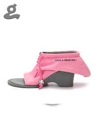 Image 2 of Pink Wedge Heel Sandal “HOODIE#2”
