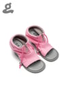 Pink Wedge Heel Sandal “HOODIE#2”