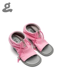 Image 1 of Pink Wedge Heel Sandal “HOODIE#2”
