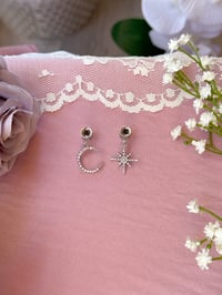 Image 5 of Moon & Stars (Silver)