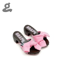 Image 1 of Pink Sleeve Wooden Sandals