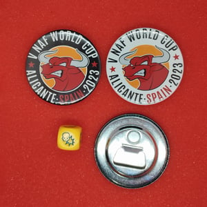 Image of V Naf World Cup Magnets , Badges and Magnetic Bottle Openers (59 mm)