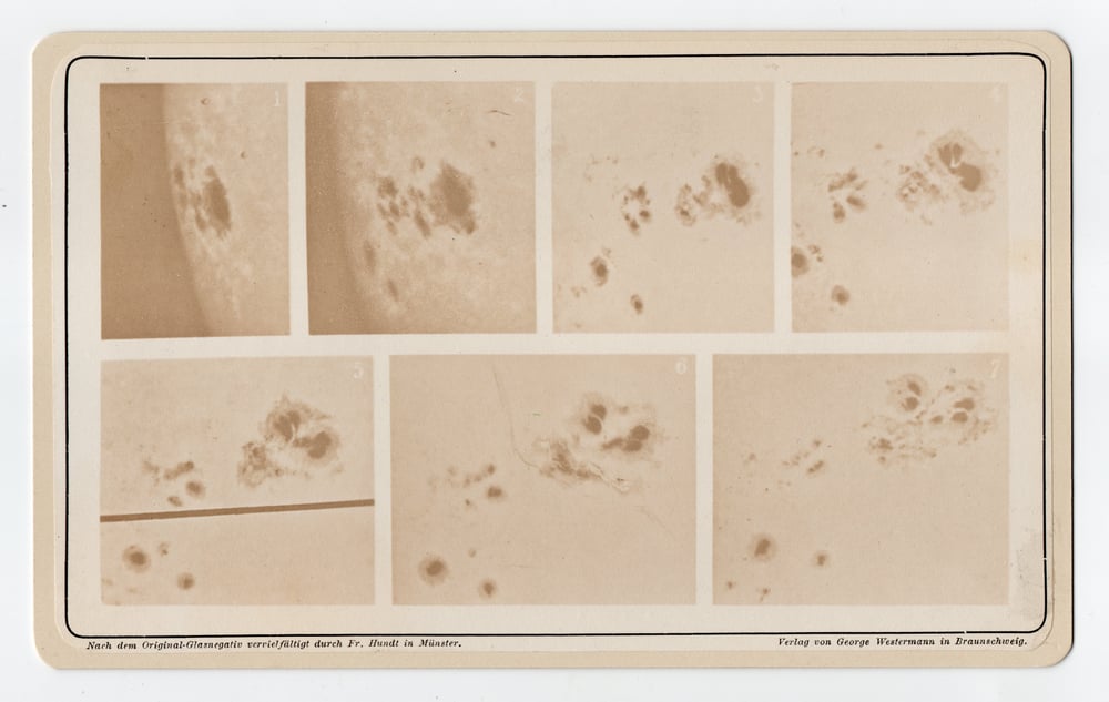 Image of Rutherfurd: Sonnenfleckengruppe, New York, September 1870