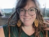 Stealie Flower of Life Woodcut Earrings 
