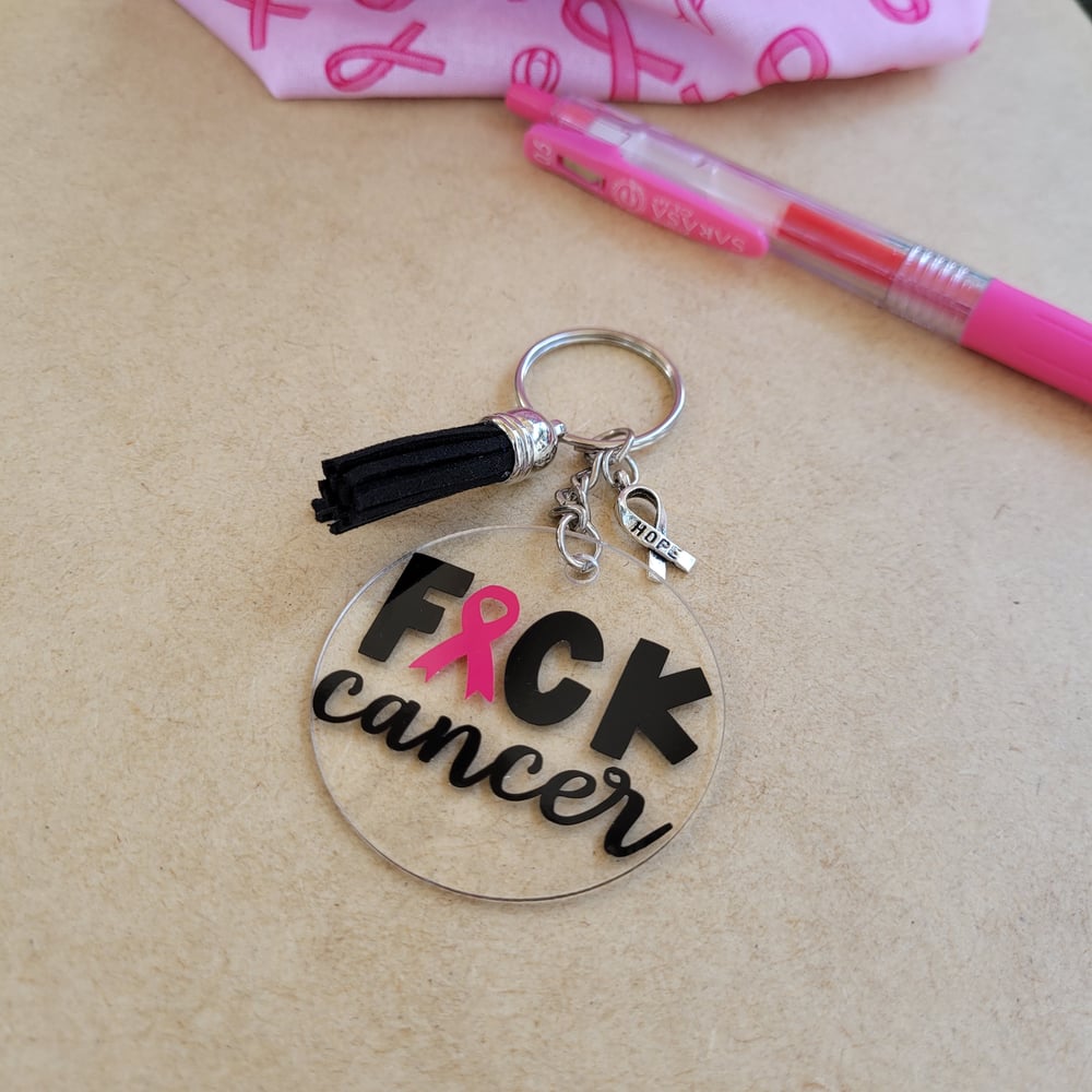 Image of F*ck Cancer Keychains