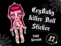 Image 1 of CryBaby Killer Doll Cutie Version Sticker