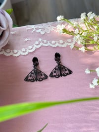 Image 2 of Black Moth Dangles