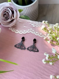 Image 1 of Black Moth Dangles