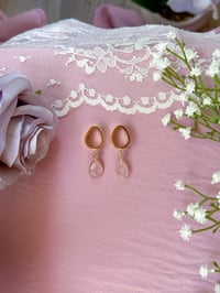 Image 3 of Rose Quartz Angel Tears (Gold)