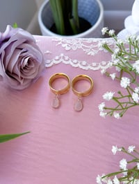 Image 5 of Rose Quartz Angel Tears (Gold)