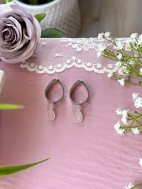 Image 1 of Rose Quartz Angel Tears (Silver)