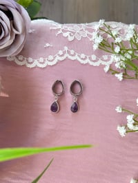 Image 1 of Amethyst Angel Tears (Silver)