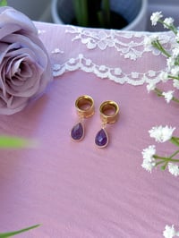 Image 3 of Amethyst Angel Tears (Gold)