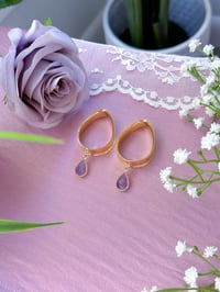Image 2 of Amethyst Angel Tears (Gold)
