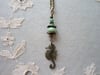Sea Horse Pendant Necklace on  22" Chain