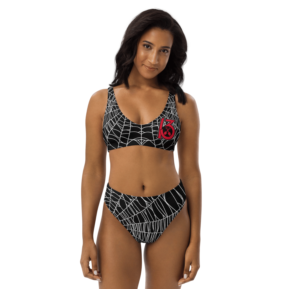 WEDNESDAY 13 "SPIDER SOCIETY" HIGH WAISTED BIKINI