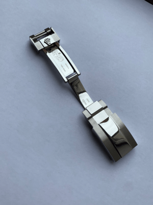 Image of ROLEX heavy duty stainless steel watch strap band bracelet buckle,,oyster,new.16mm daytona,oyster