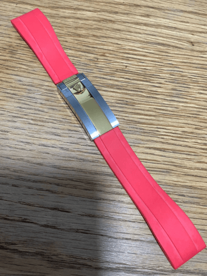 Image of ROLEX top quality silicon rubber gents watch strap bracelet band,new,r.20mm  .