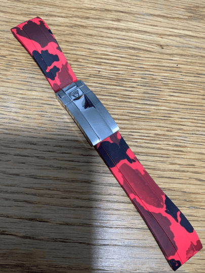 Image of ROLEX top quality silicon rubber gents watch strap bracelet band,new,j.20mm