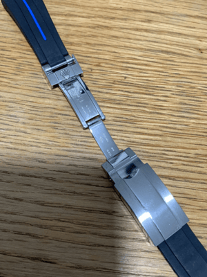 Image of ROLEX top quality silicon rubber gents watch strap bracelet band,new,r.20mm,