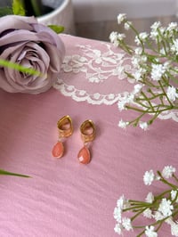 Image 2 of Sunset Chalcedony Angel Tears (Gold)