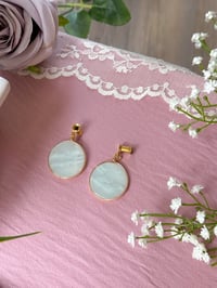 Image 2 of Amazonite Slices (Gold)