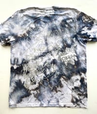 Image 2 of Pretty Animal Tee XL (Ice Dyed with Silver ink)