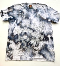 Image 1 of Pretty Animal Tee XL (Ice Dyed with Silver ink)